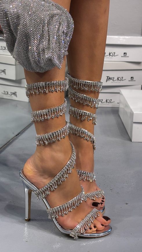 AURA GÜMÜŞ SANDALET 🖤 🥂