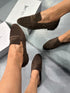 VERA KAHVERENGİ HAKİKİ SÜET LOAFER