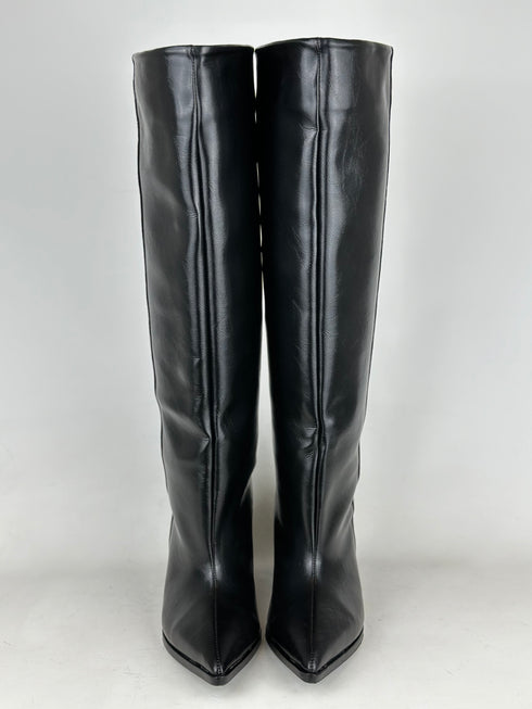 ASOS SİYAH GENİŞ BALDIR UYUMLU XL ÇİZME