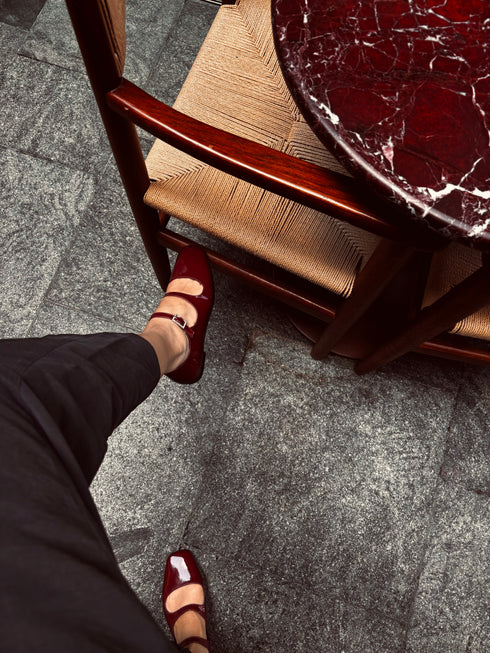 GANT BORDO DÜZ BABET AYAKKABI