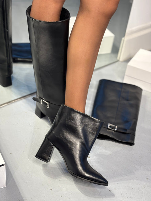 DOSSI TAK ÇIKAR BOOTIE ÇİZME