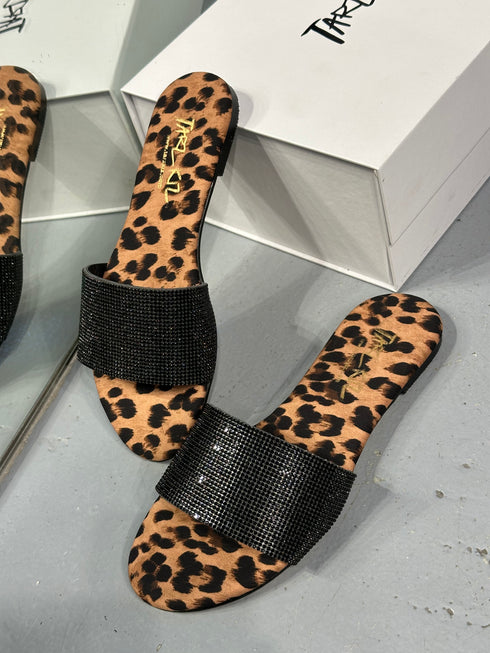 AFRO LEOPAR TAŞLI TERLİK