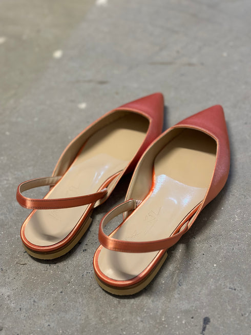 STYLE TURUNCU SATEN BABET