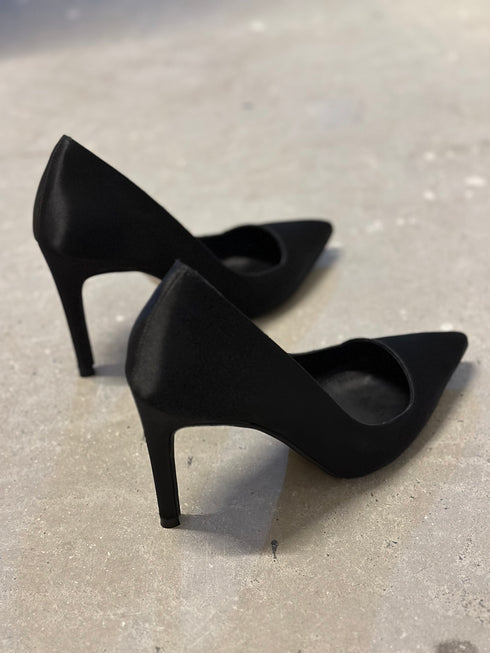 NARSICO SİYAH SATEN STILETTO 🥂