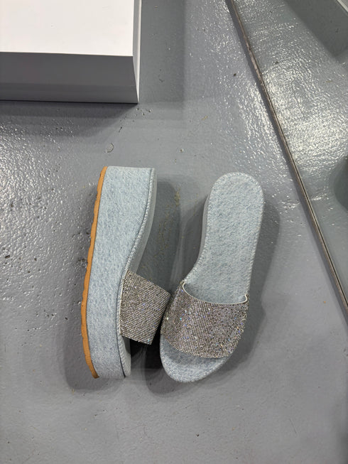 JEAN PLATFORM TAŞLI TERLİK