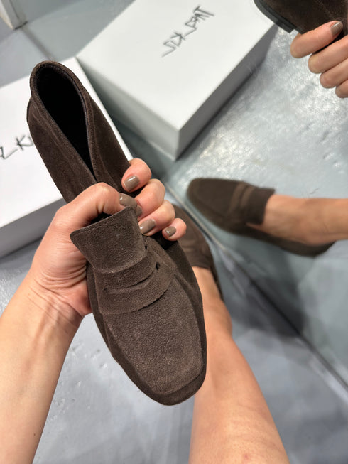 VERA KAHVERENGİ HAKİKİ SÜET LOAFER