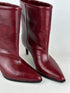 FLATY Bordo XL Geniş Kalıp BOOTIE