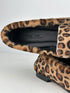 DOHA Tay tüyü Hakiki deri Leopar Loafer