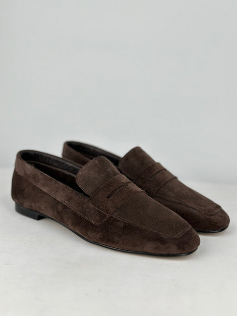 VERA KAHVERENGİ HAKİKİ SÜET LOAFER