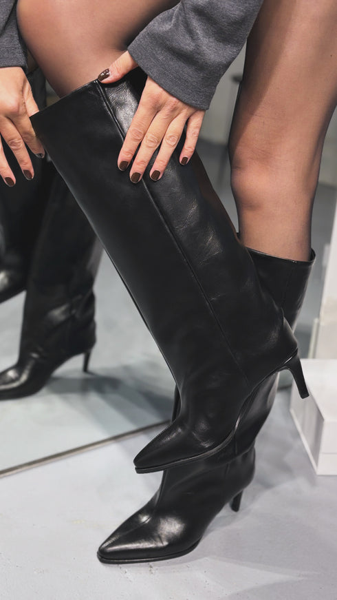 LARK Siyah XL Kesim Çizme