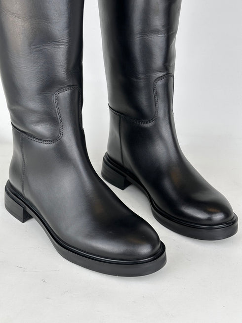 PERA SİYAH HAKİKİ DERİ BİNİCİ ÇİZME 🖤