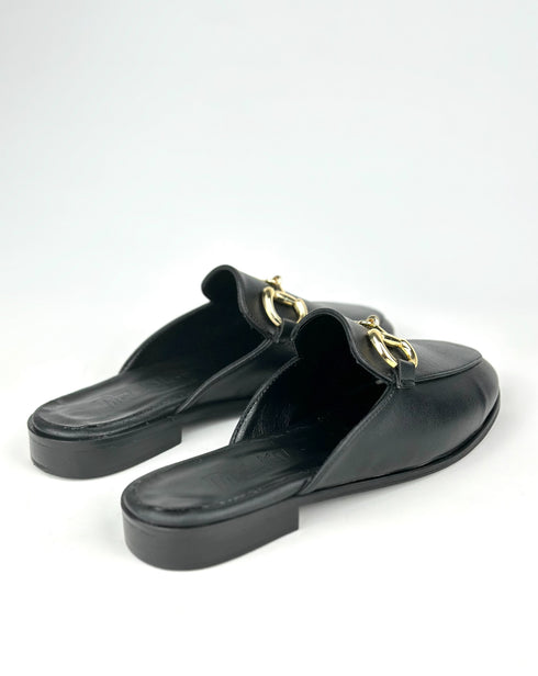 Pucci Tokalı Siyah Terlik