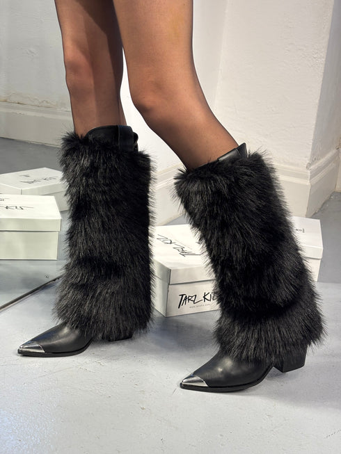 ASPEN XL Kesimli Kürk Aksesuarlı Çizme