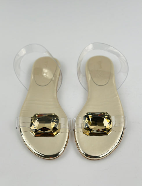 ADIAN BRONZ TAŞLI SANDALET