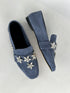 DOHA HAKİKİ SÜET MAVİ LOAFER