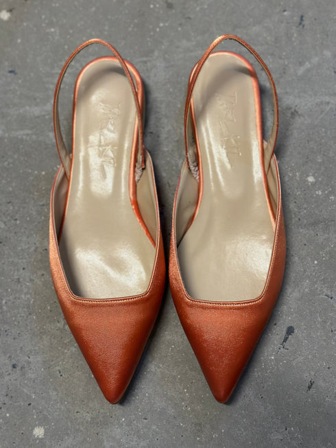 STYLE TURUNCU SATEN BABET