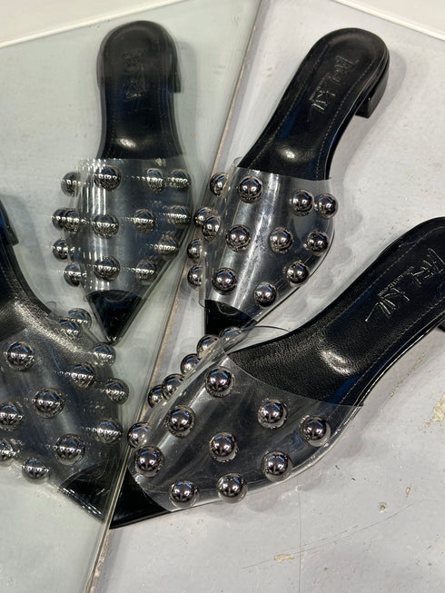 SİYAH GÜMÜŞ PİMLİ TERLİK