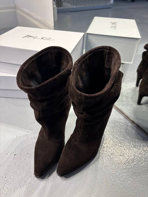 ANY Hakiki Süet Kahverengi Bot BOOTIE