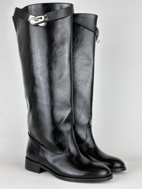 GRAND GENİŞ BALDIR UYUMLU SİYAH XL ÇİZME (Kopya)