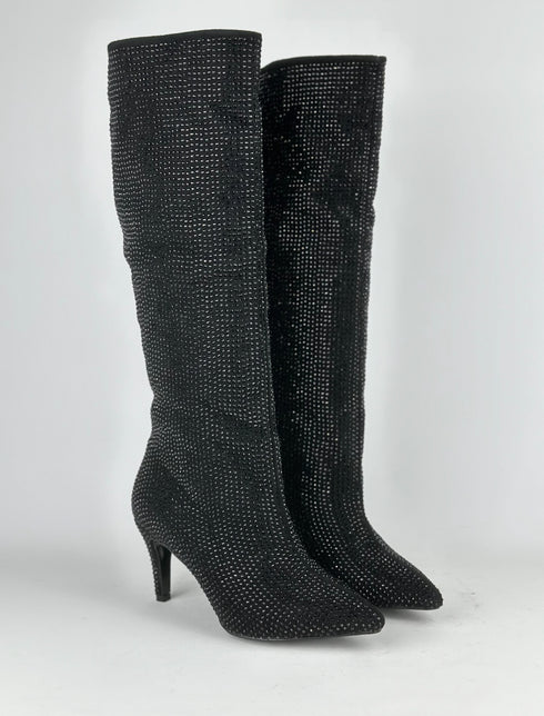 LUXE SÜET SİYAH ÇİZME 🖤