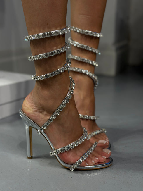 AZZA GÜMÜŞ SANDALET 🖤 🥂