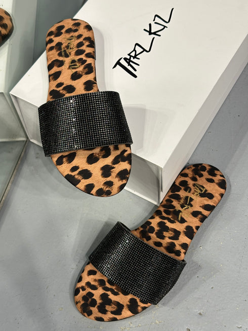 AFRO LEOPAR TAŞLI TERLİK