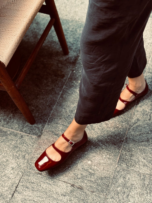 GANT BORDO DÜZ BABET AYAKKABI