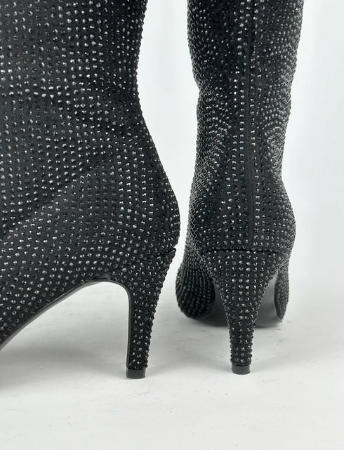 LUXE SÜET SİYAH ÇİZME 🖤