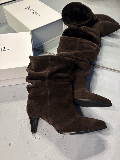 ANY Hakiki Süet Kahverengi Bot BOOTIE