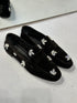 DOHA Hakiki Süet Siyah Loafer