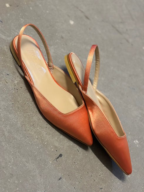 STYLE TURUNCU SATEN BABET