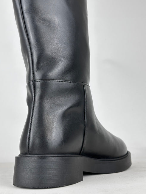 NOVA SİYAH HAKİKİ DERİ BİNİCİ ÇİZME 🖤