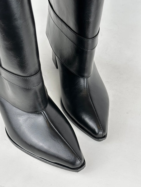 DOSSI TAK ÇIKAR BOOTIE ÇİZME