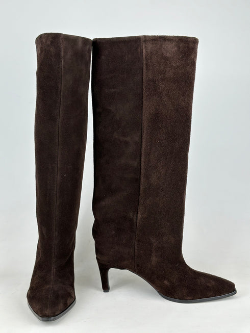 ADALE Hakiki Deri Süet XL Kesim Çizme