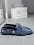DOHA HAKİKİ SÜET MAVİ LOAFER