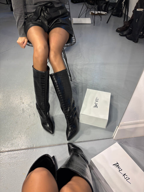 LOARD XL Kesimli Kısa Topuklu Çizme