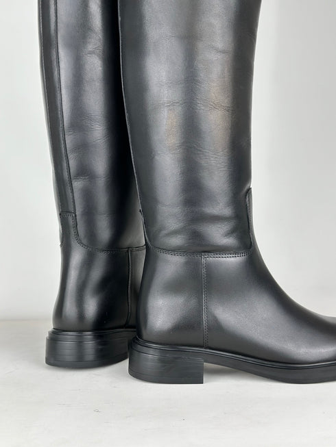 PERA SİYAH HAKİKİ DERİ BİNİCİ ÇİZME 🖤