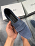 VERA MAVI HAKİKİ SÜET LOAFER