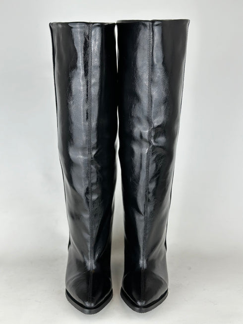 MOCHA SİYAH GENİŞ BALDIR UYUMLU XL ÇİZME