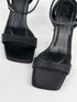 AJDA SİYAH TAŞLI SANDALET