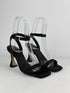 AJDA SİYAH TAŞLI SANDALET