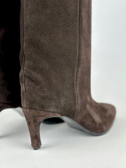 ADALE Hakiki Deri Süet XL Kesim Çizme