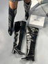 NAOMI XL GENİŞ BALDIR UYUMLU DİZ ÜSTÜ ÇİZME