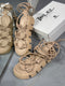 1089 KREM İPLİ SANDALET