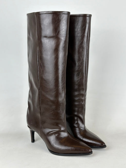 LARK Deri Kahverengi XL Kesim Çizme