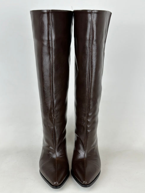 LARK Deri Kahverengi XL Kesim Çizme