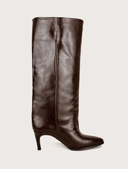 LARK Deri Kahverengi XL Kesim Çizme