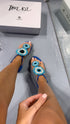OCEAN MAVİ SÜET SANDALET