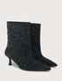 ALLY XL Kesimli Kısa Taşlı Topuklu Bot