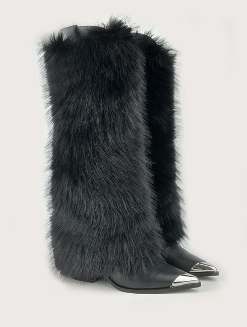 ASPEN XL Kesimli Kürk Aksesuarlı Çizme